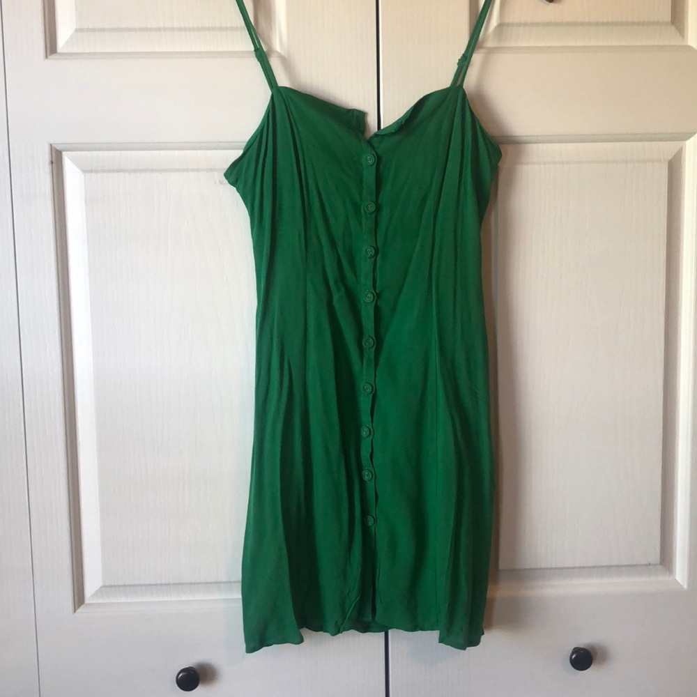 Forever 21 • NWT • Green Button Up Dress • Small